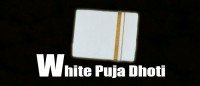 White puja dhoti